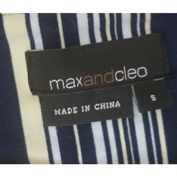 Max Studio Halter Maxi Dress Womens S Vertical Striped Multicolor Open Back - Picture 5 of 5